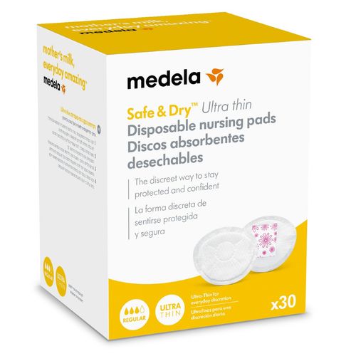 Absorvente Descartável Ultra Fino para Seio Com 30 Un Medela