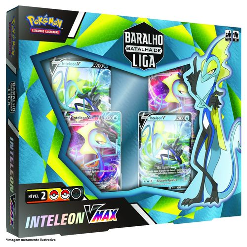 Baralho Pokémon Batalha de Liga Inteleon VMAX - Copag