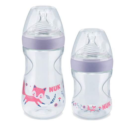 Kit 2 Mamadeiras Smart Flow 150/270ml Lilás Essence NUK