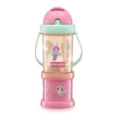 Copo Com Alça e Divisória Para Lanche 300ml RS Fisher Price
