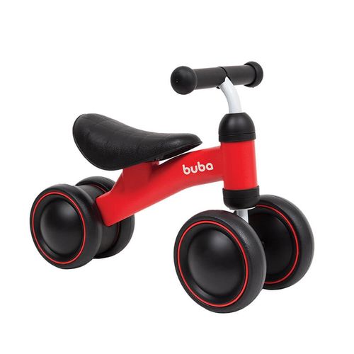 Bicicleta de Equilíbrio Infantil Sem Pedal Vermelho - Buba