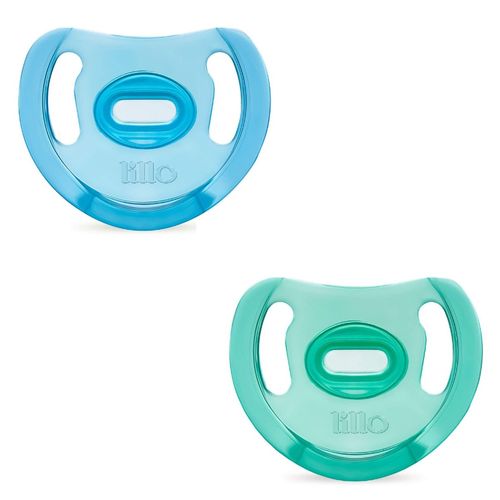 Kit 2 Chupetas Comfort 100% Silicone 0-6 Meses Azul - Lillo