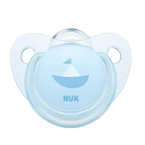 Chupeta Bico de silicone Classic Decorada 6m+ Azul - NUK