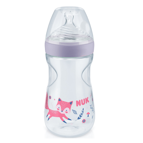 Mamadeira Essence Smart Flow 270ml Bico 6m+ Lilás - NUK