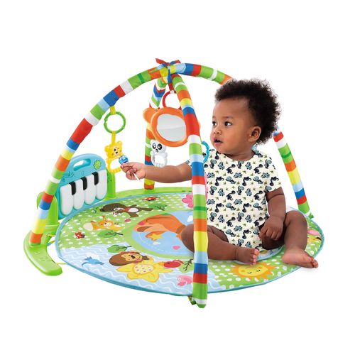 Tapete Ginásio de Atividades Play Piano Circle Maxibaby Azul
