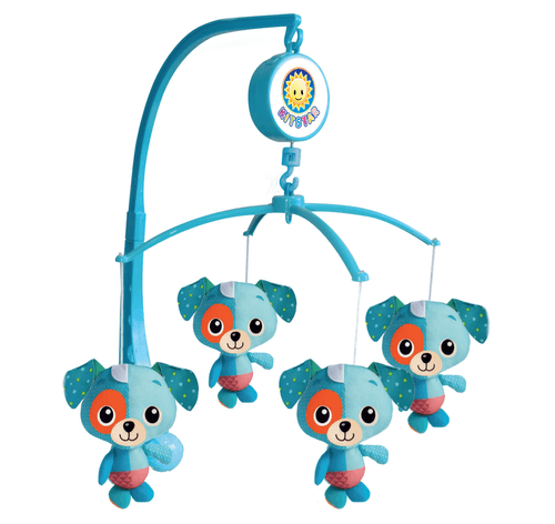 Móbile Musical para Berço de Bebê Pelúcia Cachorro - Kitstar