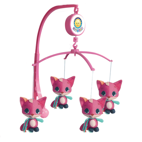 Móbile Musical para Berço de Bebê Pelúcia Raposa – Kitstar