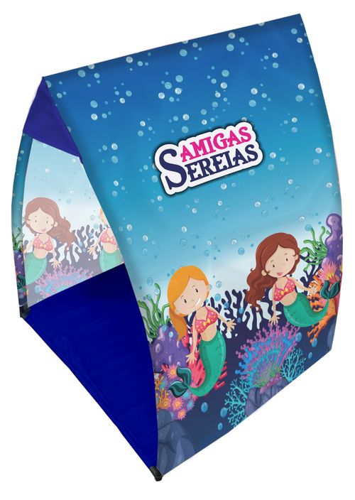 Barraca Tenda Infantil Amigas Sereias- Fabricando Idéias