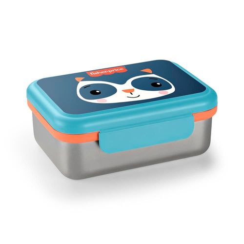 Lancheira Bento Fisher Price Inox 800ml Hot & Cold - Azul