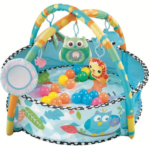 Tapete Ginásio com Piscina de Bolinhas e brinquedos- Kitstar