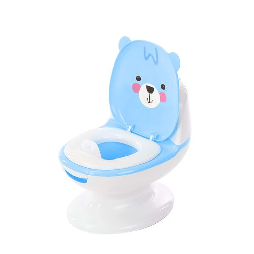 Troninho Penico Infantil com Som Teddy Azul - Maxi baby