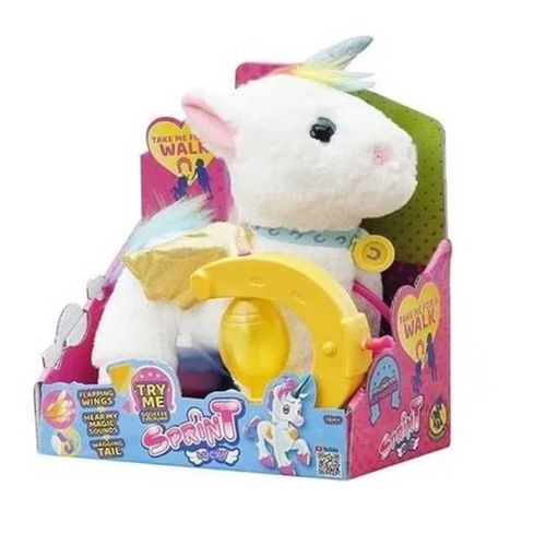 Unicórnio de Pelúcia Walking Petz com Som - Multikids
