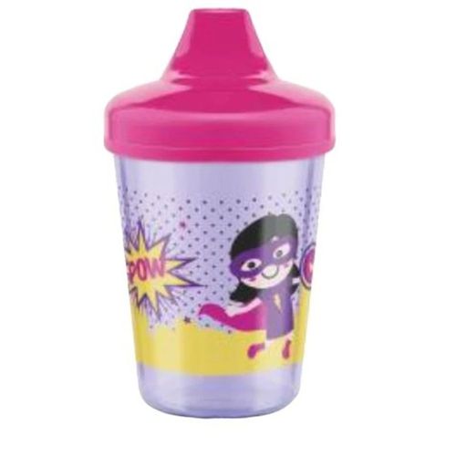 Copo Infantil 207ml Super Heróis Rosa - Lillo