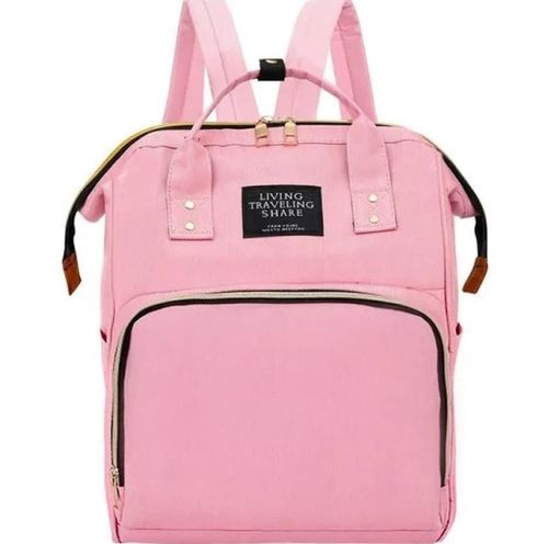 Mochila Berço Impermeável Multifunção Rosa - Living