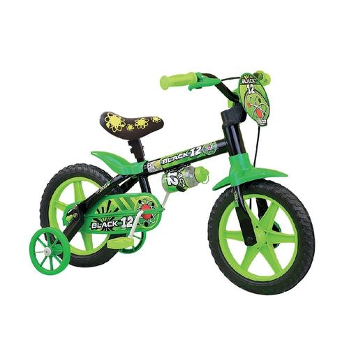 Bicicleta Infantil Aro 12 Black - Nathor