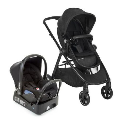 Carrinho Bebê Conforto Travel System Anna Nomad Black - Maxi-Cosi