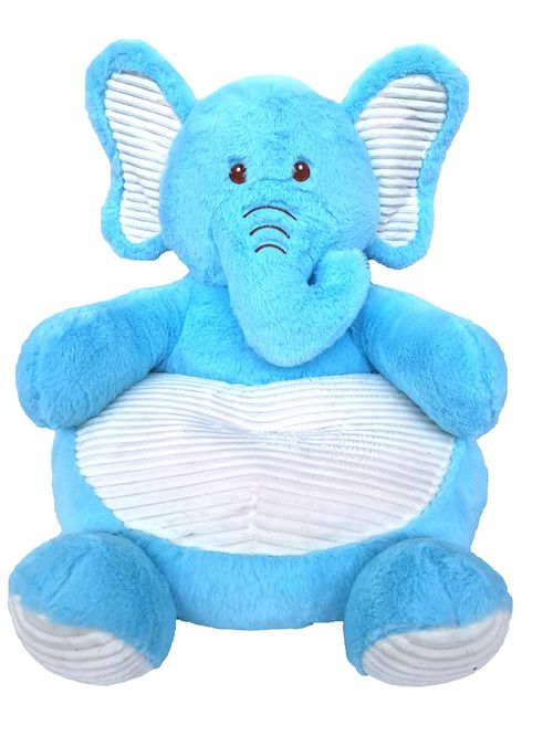 Poltrona Sofázinho de Pelúcia Elefantinho Azul - Kitstar