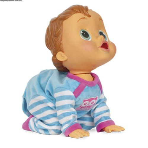 Boneca Baby Wow Engatinha Fala e Levanta - Multikids