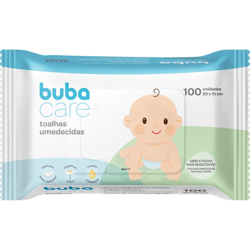 Lenços Umedecidos Buba Care 100 unidades - Buba