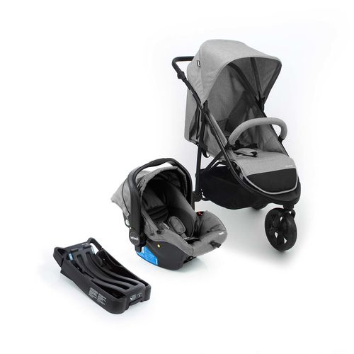 Carrinho Bebê Conforto Collina Travel System Cinza Infanti