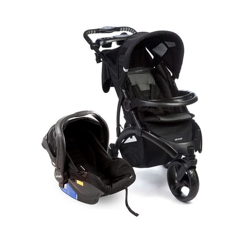 Carrinho Bebê Conforto Travel System Off Road Preto Infanti