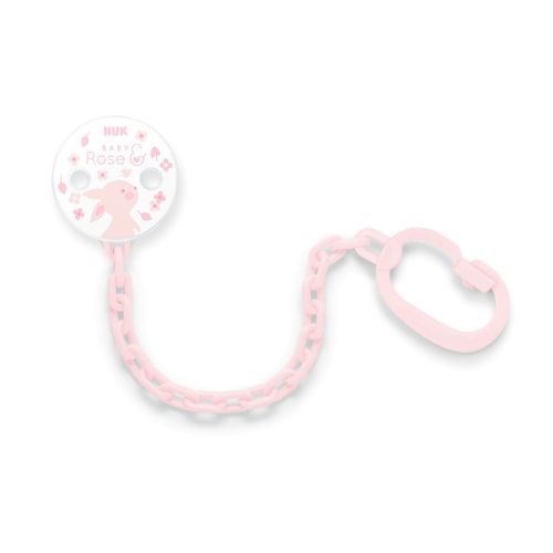 Prendedor de Chupeta com Argola Baby Rose Coelhinha - NUK