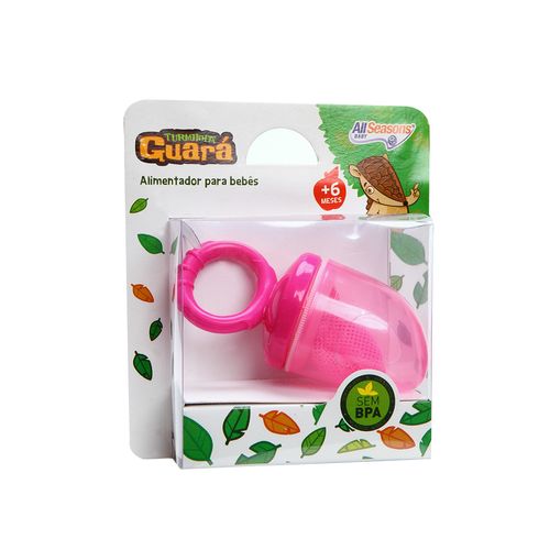Chupeta Alimentadora De Rede Rosa - Turminha Guara