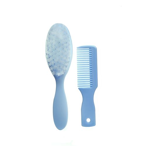 Kit Pente e Escova Cuidados Para Cabelos Turminha Guara Azul