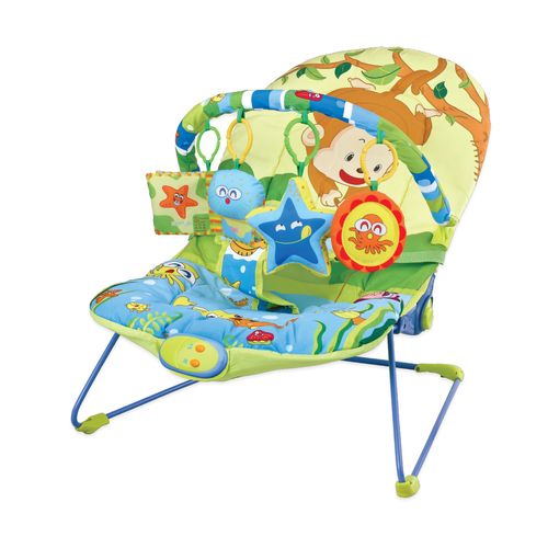 Cadeira de Descanso Musical Reclinável Friends Maxi Baby - Verde