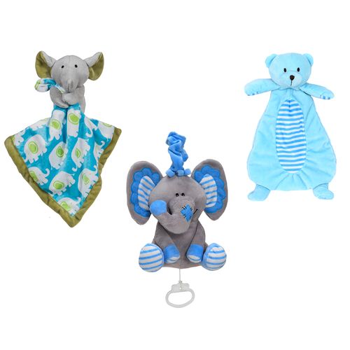 Kit Enxoval Bebê Naninha e Mobile Menino Azul - Kitstar
