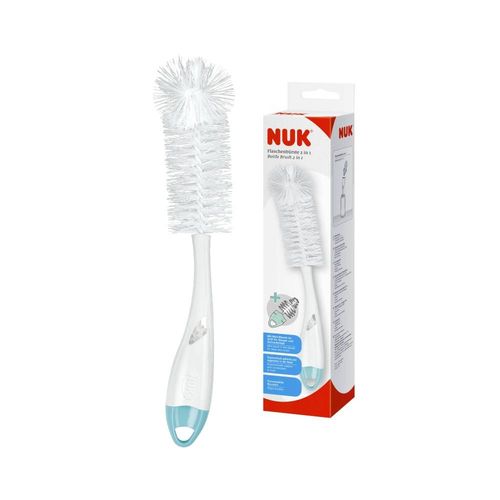 Escova de Lavar Mamadeiras Com Escova de Bicos 2 em 1 - NUK