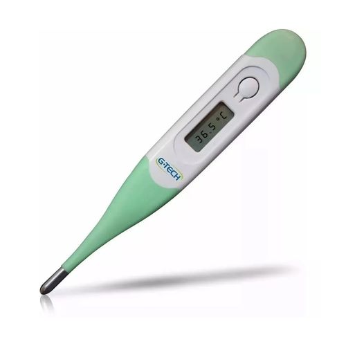 Termômetro Digital Com Ponta Flexível Verde G-Tech