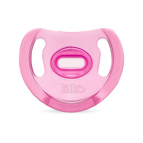 Chupeta Soft Comfort 100% Silicone 0 a 6 meses Rosa - Lillo