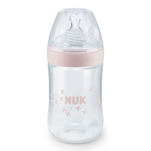 Mamadeira Essence Anticólica 260ml Rosa +6m - NUK