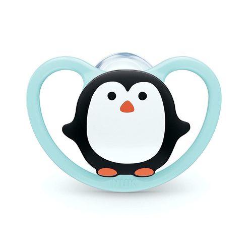 Chupeta Bico de Silicone Space 0 à 6 Meses Azul - NUK