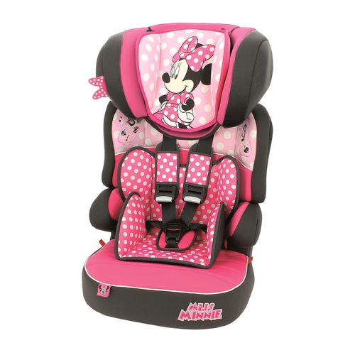 Cadeira de Carro Beline Minnie Mouse Dots Rosa (9 à 36kg)