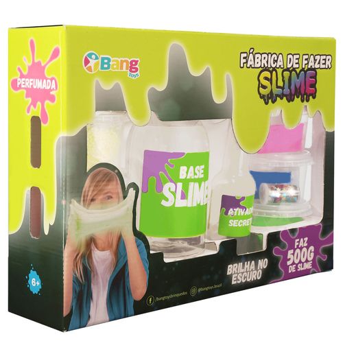 Fabrica De Fazer Slime 500g Brilha No Escuro - Bang Toys