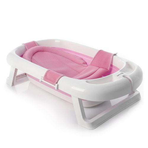 Banheira Portátil Bebê Comfy Safe Safety 1sy Pink