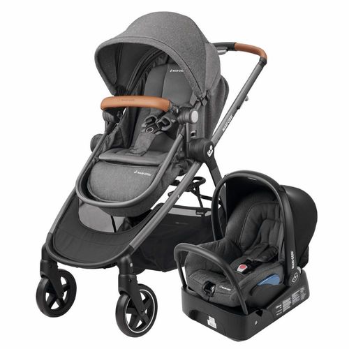 Carrinho de Bebê Travel System Anna Sparkl Grey Maxi-Cosi