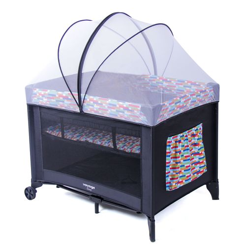 Berço Portátil com Mosquiteiro Sleep até 18Kgs Colorê Voyage