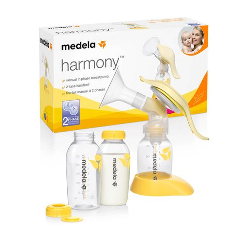 Kit Extrator de Leite Manual Harmony + 2 Potes 250ml - Medela