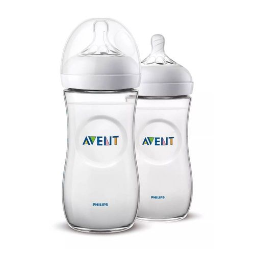 Kit com 2 Mamadeiras Pétala 330 ml +3 Meses - Avent