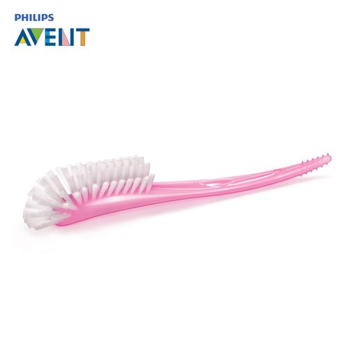 Escova para Lavagem de Mamadeiras Bicos Philips Avent Rosa