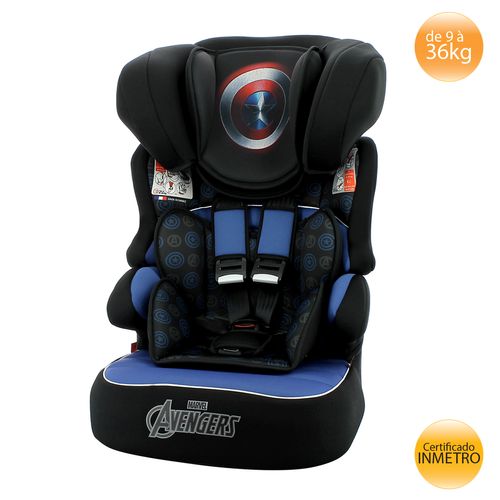 Cadeira de Carro Beline Luxe Capitão America de 9 a 36 Kg