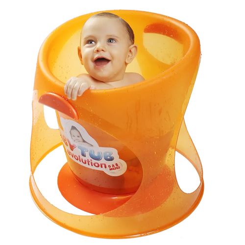 Banheira Babytub Evolution de 0 a 8 meses - Laranja