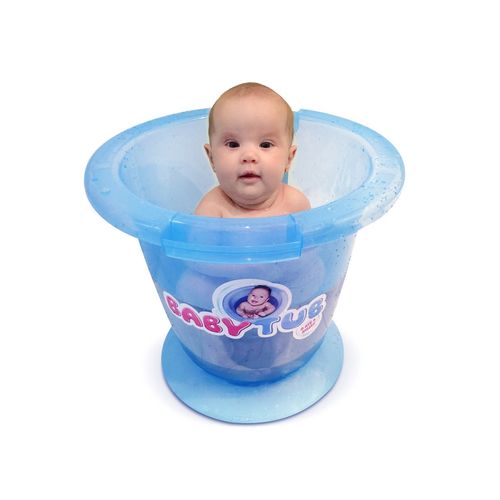 Banheira Babytub Tradicional de 0 a 6 meses - Azul
