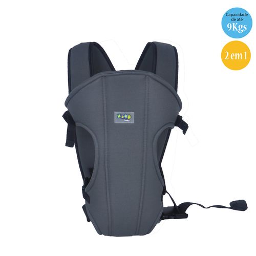 Canguru de Bebês B.Basic Maxi Baby até 9kgs - Chumbo