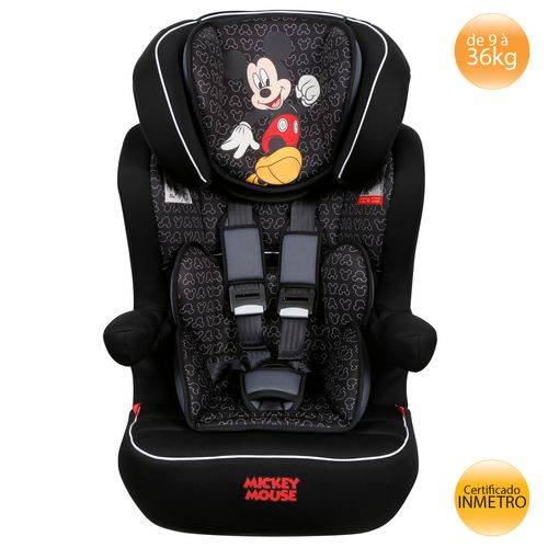 Cadeira de Carro I, II, III (36kg) I-Max Mickey - Preto