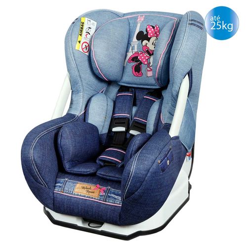 Cadeira de Carro 0, I, II (25kg) Eris Minnie Mouse - Azul
