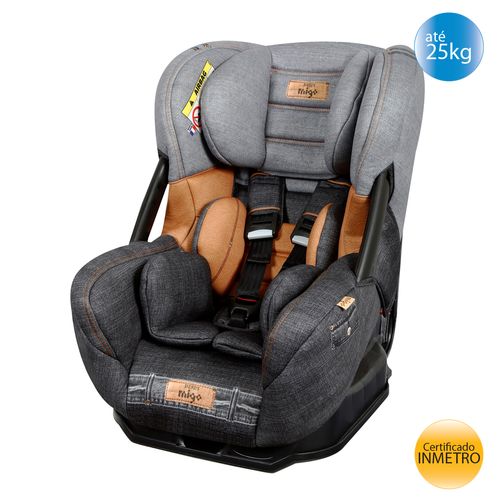 Cadeira de Carro 0, I, II (25kg) Migo Eris Denim - Grey